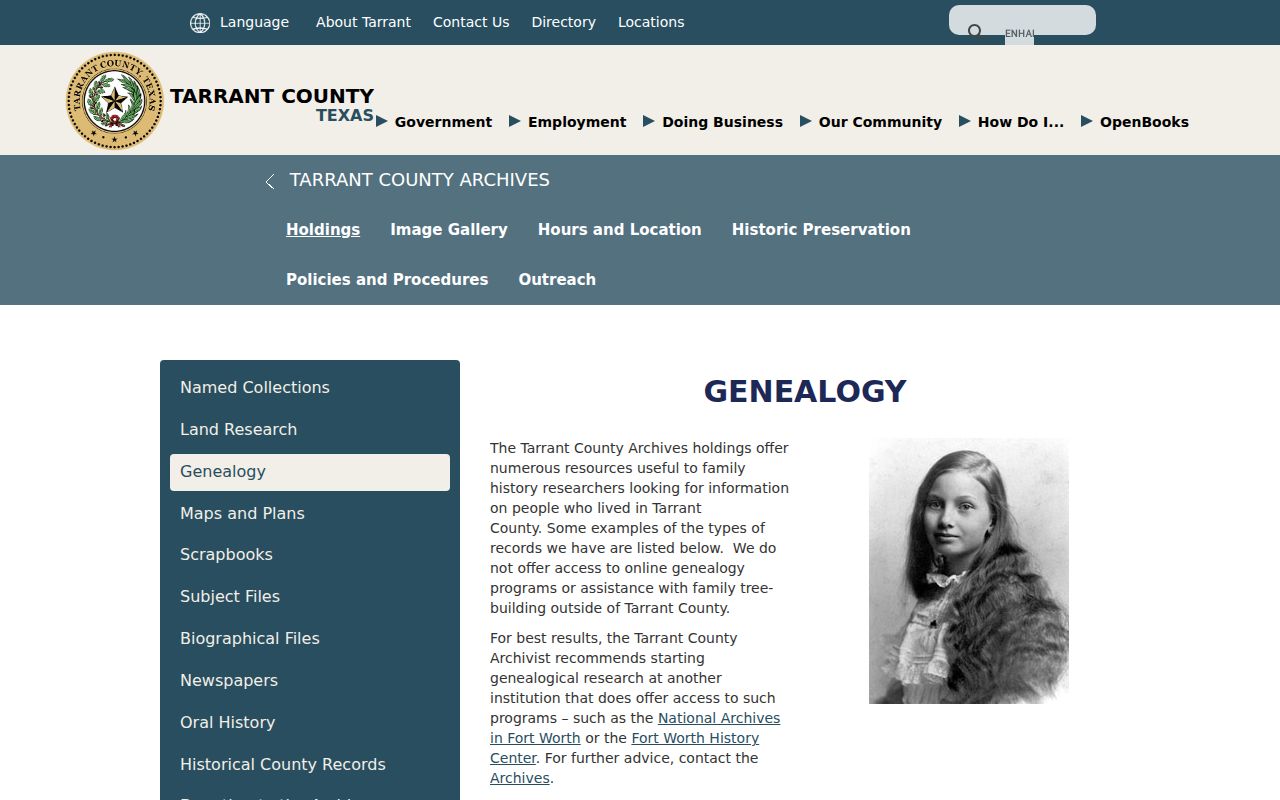 Fort Worth city directory Tarrant County Archives genealogy holdings
