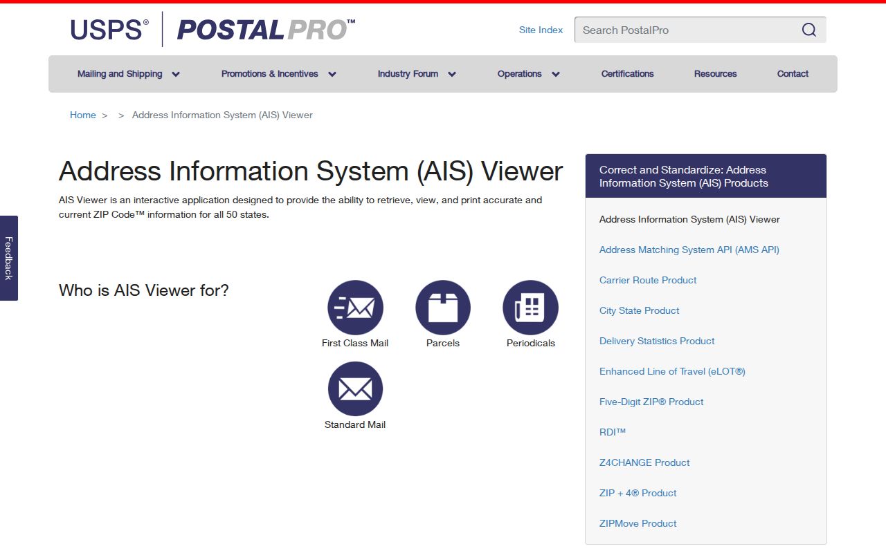 Fort Worth ZIP code directory USPS AIS ZIP product